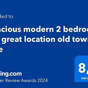 Spacious Modern 2 Bedroom Flat Great Location Old Town + Appartement